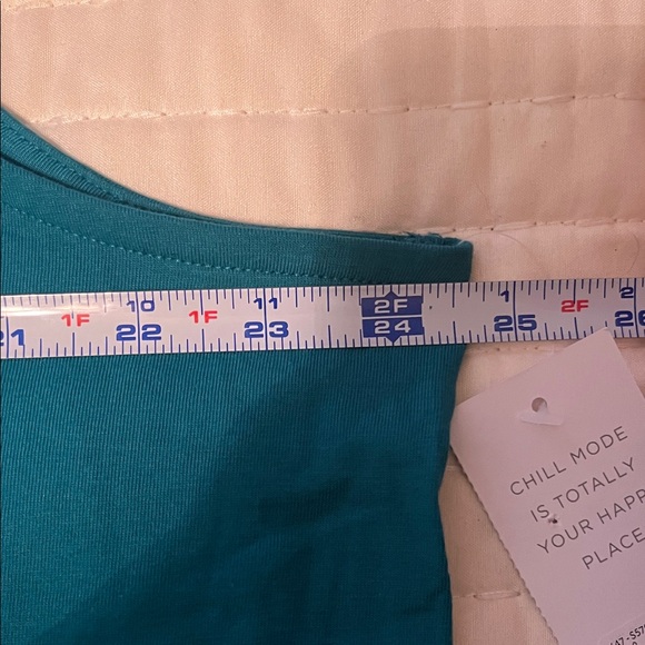 Sleep by Cacique - Teal Sleeveless Women's Night Shirt Size 18/20 NWT - Picture 8 of 10